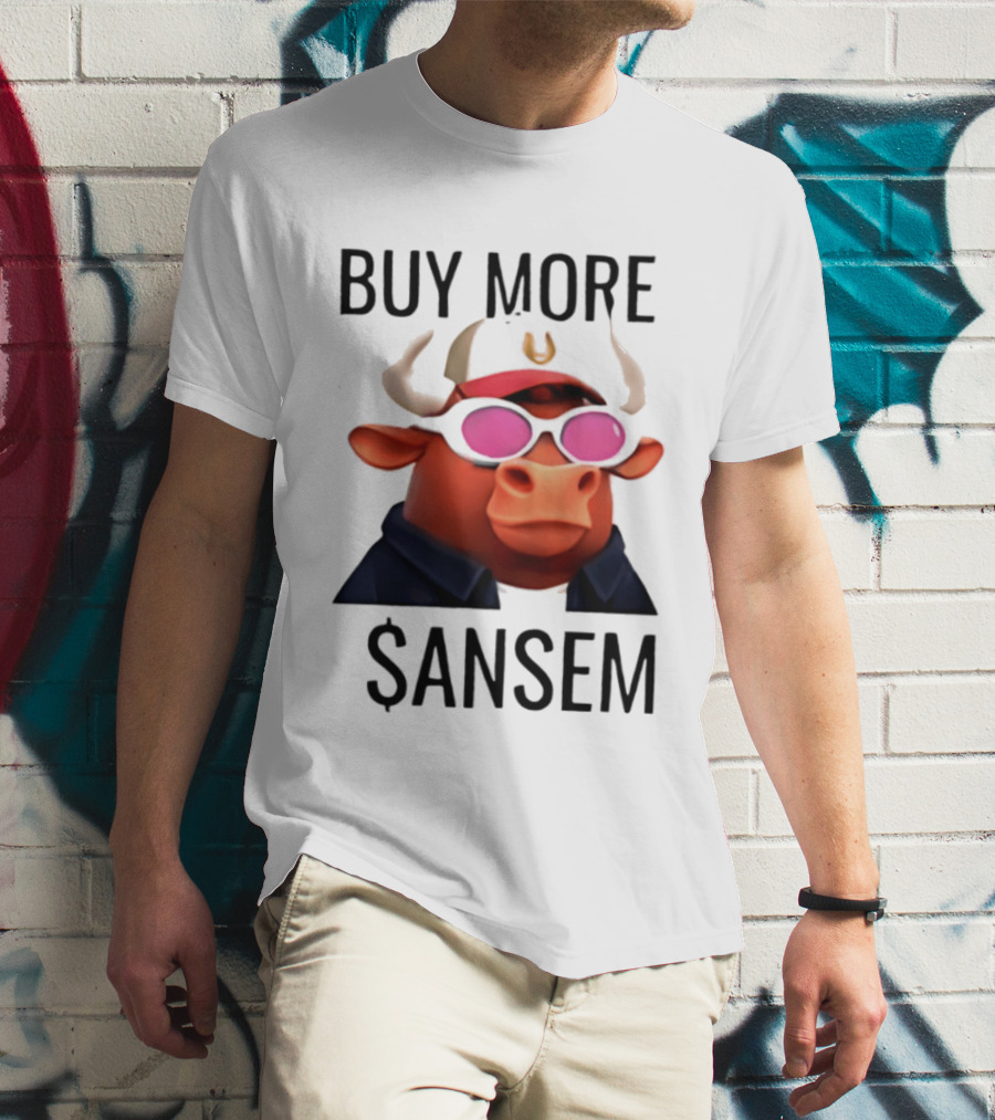 BUY MORE SANSEM Crypto Bull Finance T-Shirt