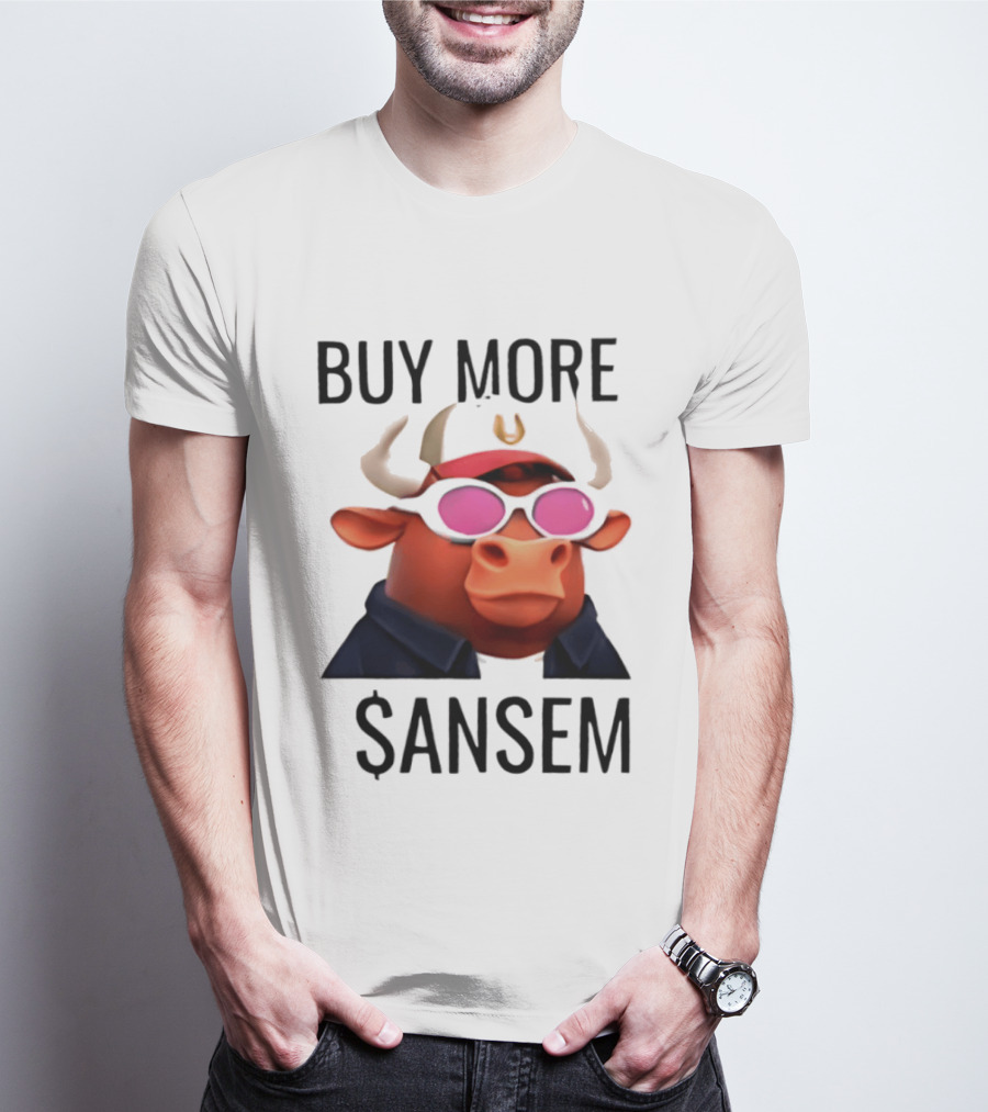 BUY MORE SANSEM Crypto Bull Finance T-Shirt