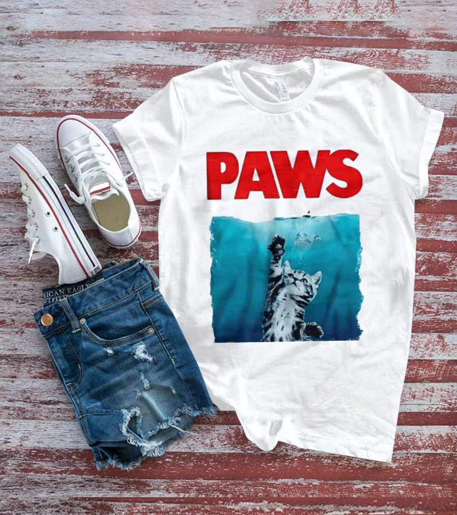 PAWS Cat Kitten Jaws T-Shirt