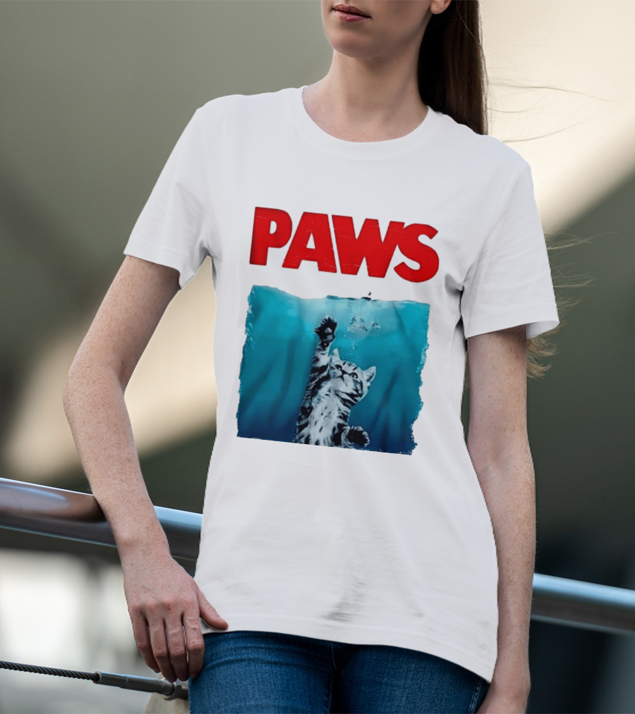 PAWS Cat Kitten Jaws T-Shirt