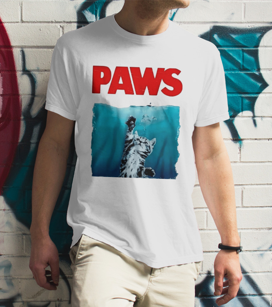 PAWS Cat Kitten Jaws T-Shirt