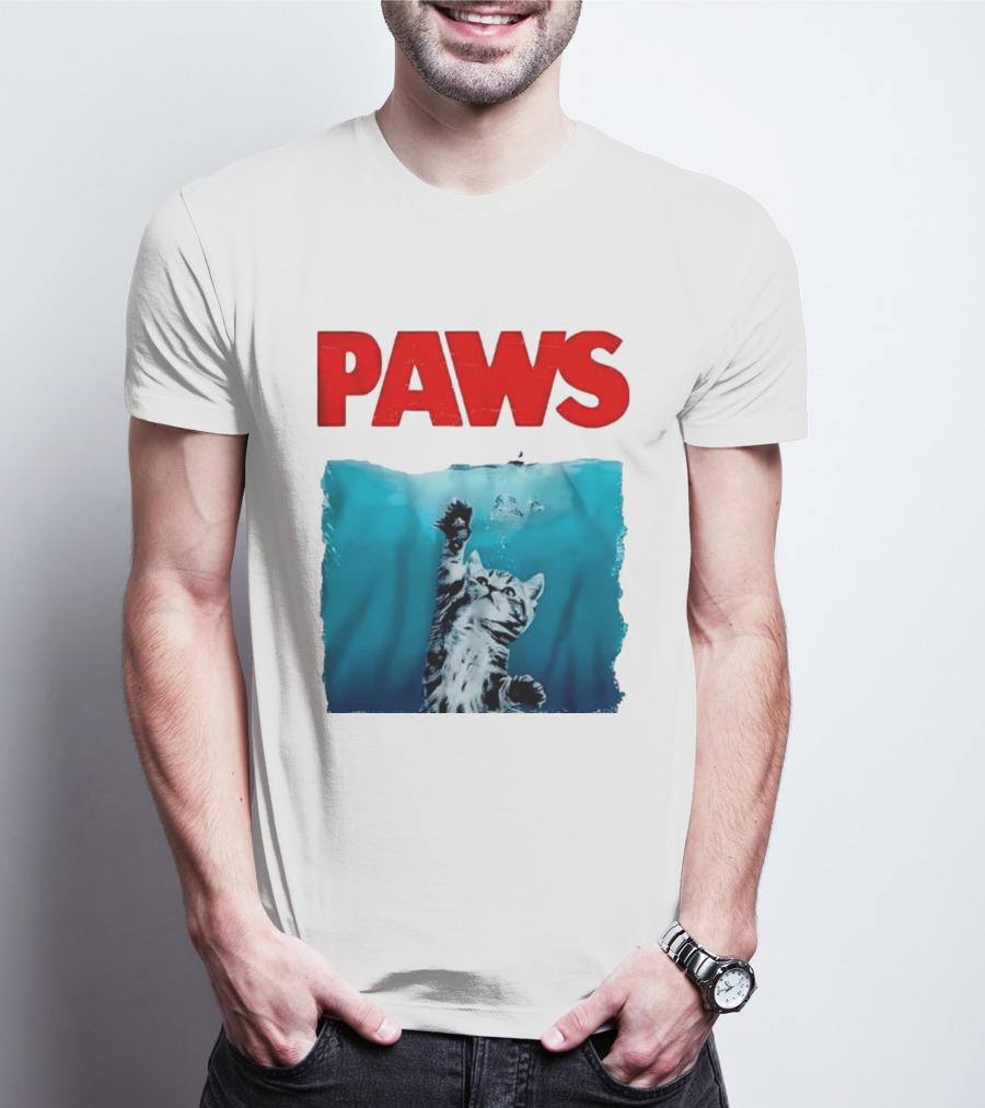 PAWS Cat Kitten Jaws T-Shirt