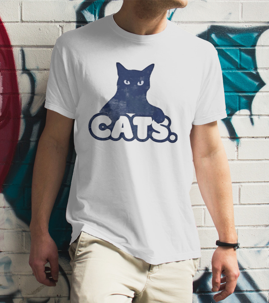 Distressed Vintage Cats Feline Kitten Pet T-Shirt