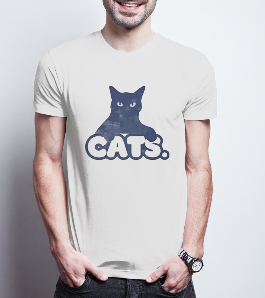 Distressed Vintage Cats Feline Kitten Pet T-Shirt