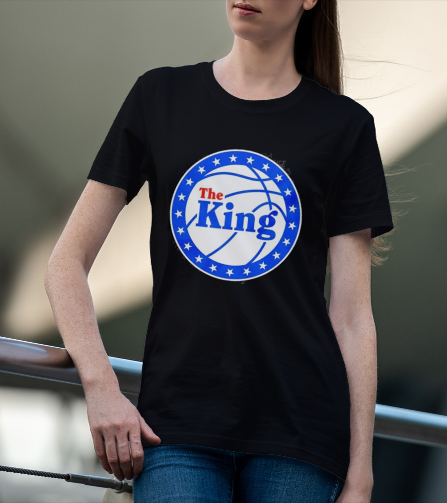 Philadelphia 76ers The King NBA Basketball Stars T-Shirt