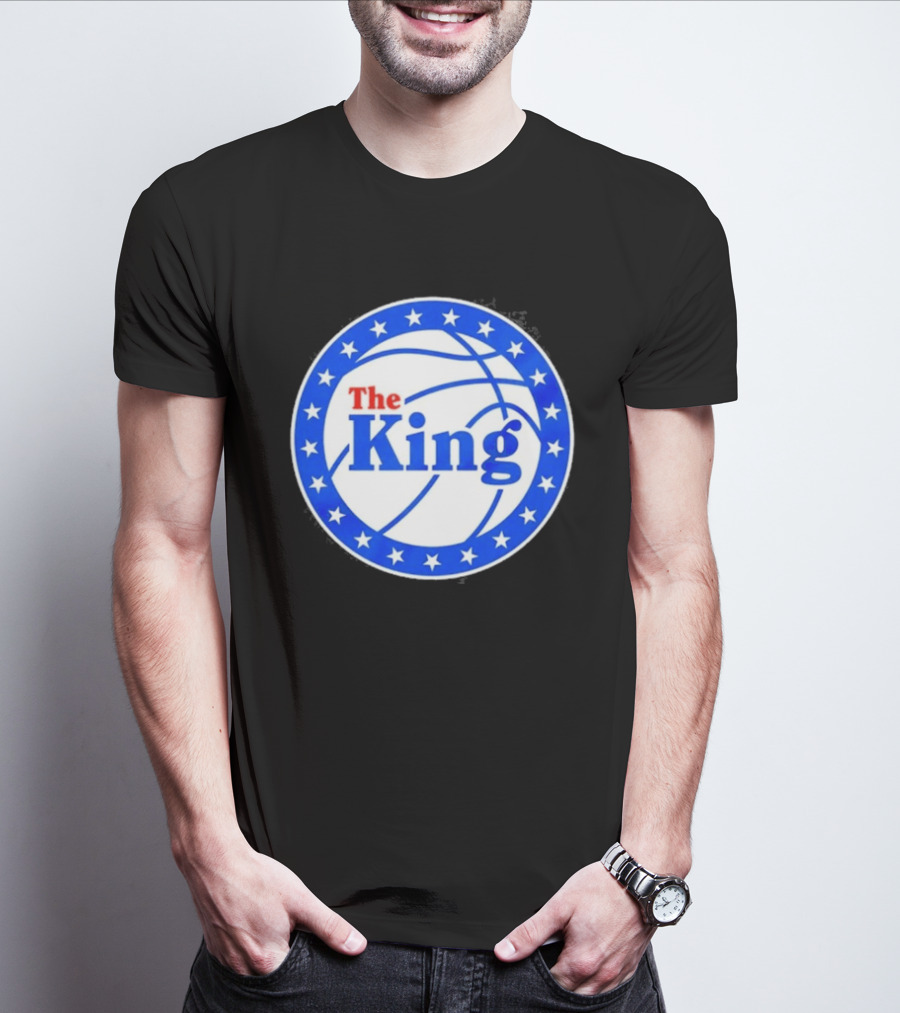 Philadelphia 76ers The King NBA Basketball Stars T-Shirt
