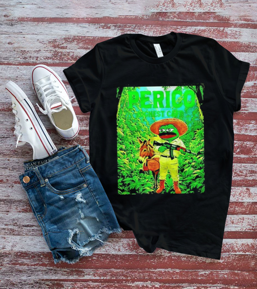 Perico Highest Caff Jungle Donkey Explorer T-Shirt