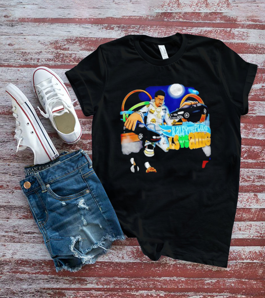 Ralfy The Plug LS Vs AMG Hot Wheels Racing Adventure With Street Style And Iconic Moonlit Scene T-Shirt