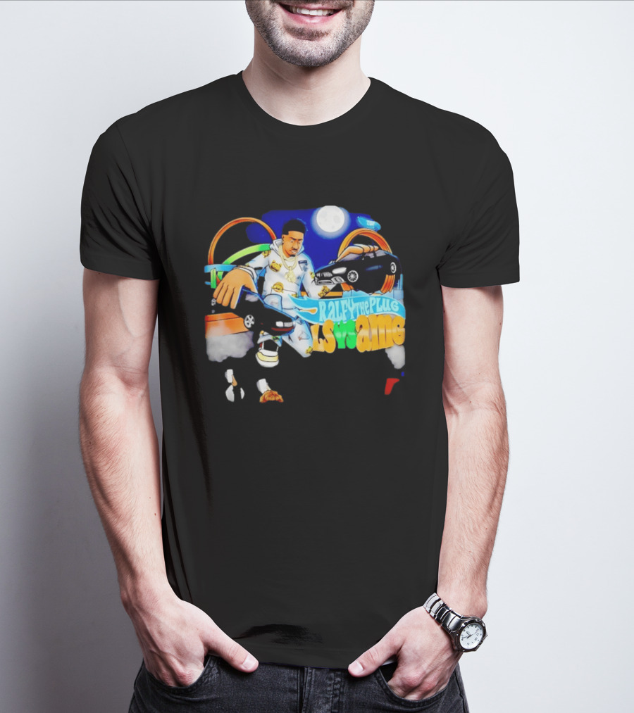 Ralfy The Plug LS Vs AMG Hot Wheels Racing Adventure With Street Style And Iconic Moonlit Scene T-Shirt