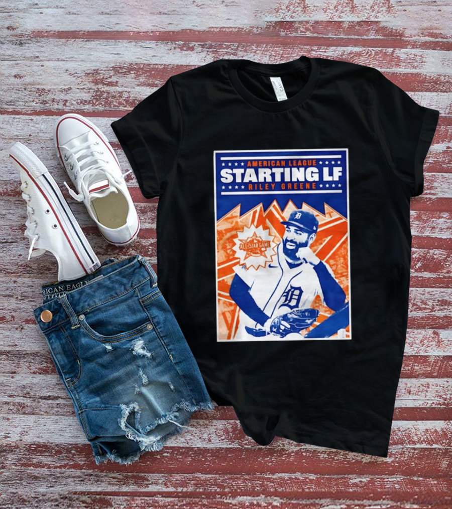 American League Starting LF Riley Greene 2024 All Star Game T-Shirt
