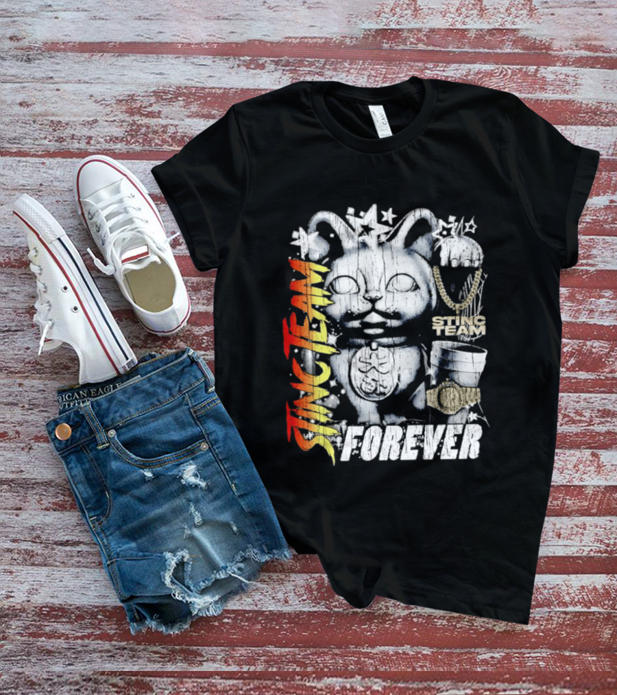 Stinc Team Forever Lucky Cat Bootleg Stinc Team Forever T-Shirt