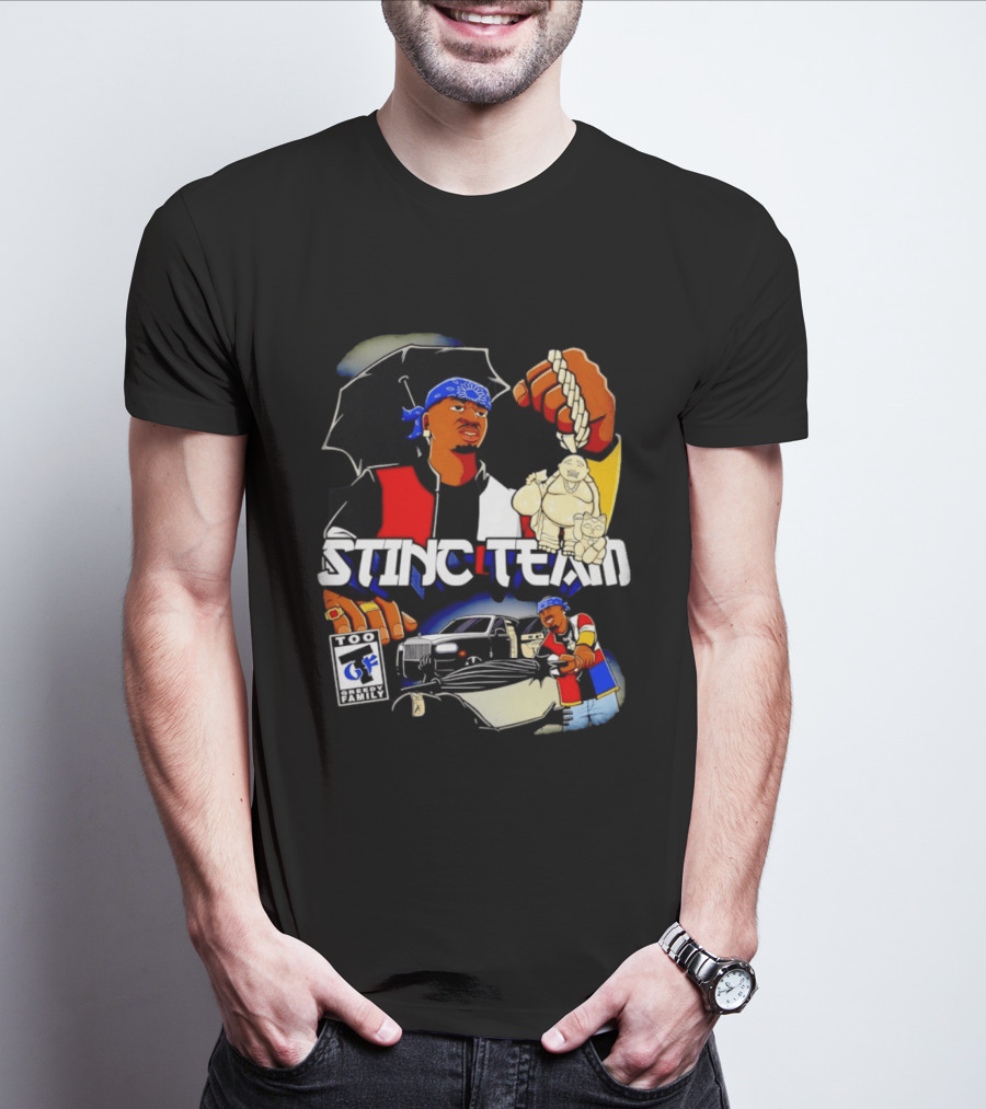 Stinc Team Too Greedy Family Urban Streetwear T-Shirt