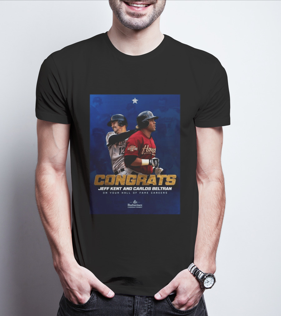 Congrats Jeff Kent And Carlos Beltran Hall Of Fame Careers Legendary Moment T-Shirt