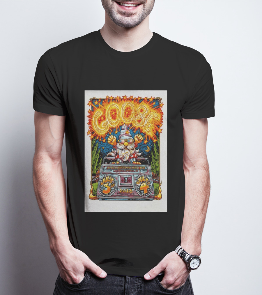 Goose July 3rd 4th 2026 Saratoga Springs NY T-Shirt