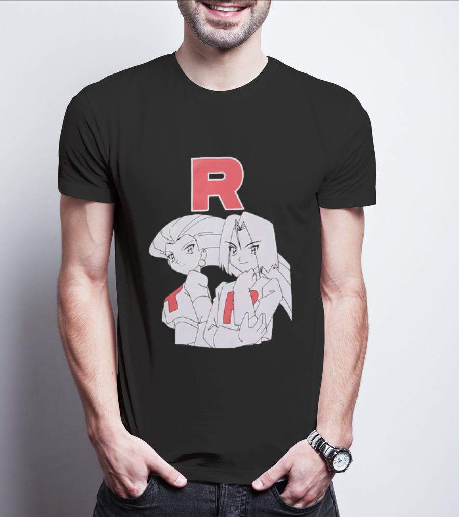 Jessie James Team Rocket R POKEMON Characters T-Shirt
