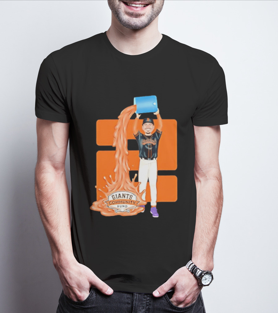 San Francisco Giants Community Fund Logan Webb Splash T-Shirt