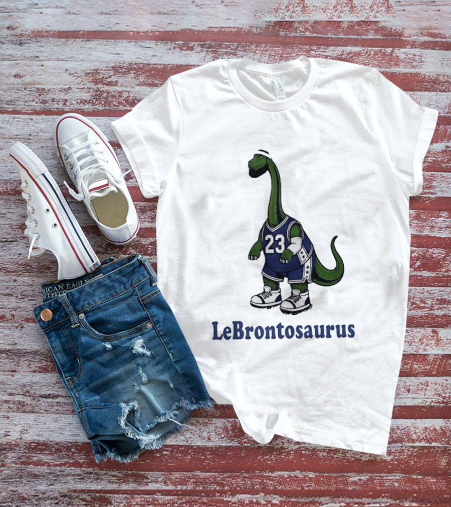 Lebrontosaurus 23 Basketball Dinosaur Philadelphia 76ers Lebron James T-Shirt