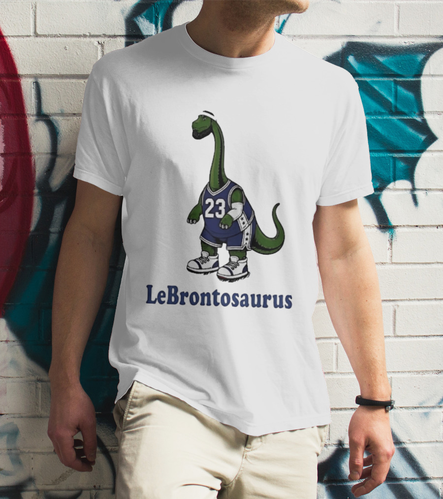 Lebrontosaurus 23 Basketball Dinosaur Philadelphia 76ers Lebron James T-Shirt