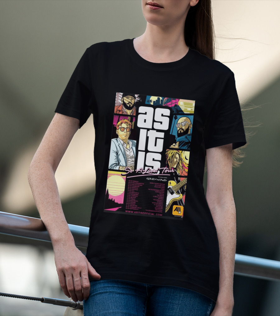 As It Is So Alive Tour UK Ireland 2026 Featuring Greywind T-Shirt