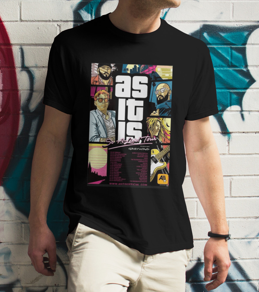 As It Is So Alive Tour UK Ireland 2026 Featuring Greywind T-Shirt