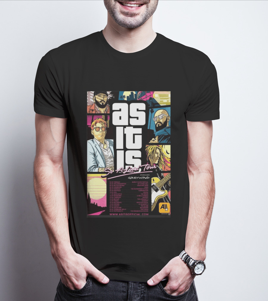 As It Is So Alive Tour UK Ireland 2026 Featuring Greywind T-Shirt