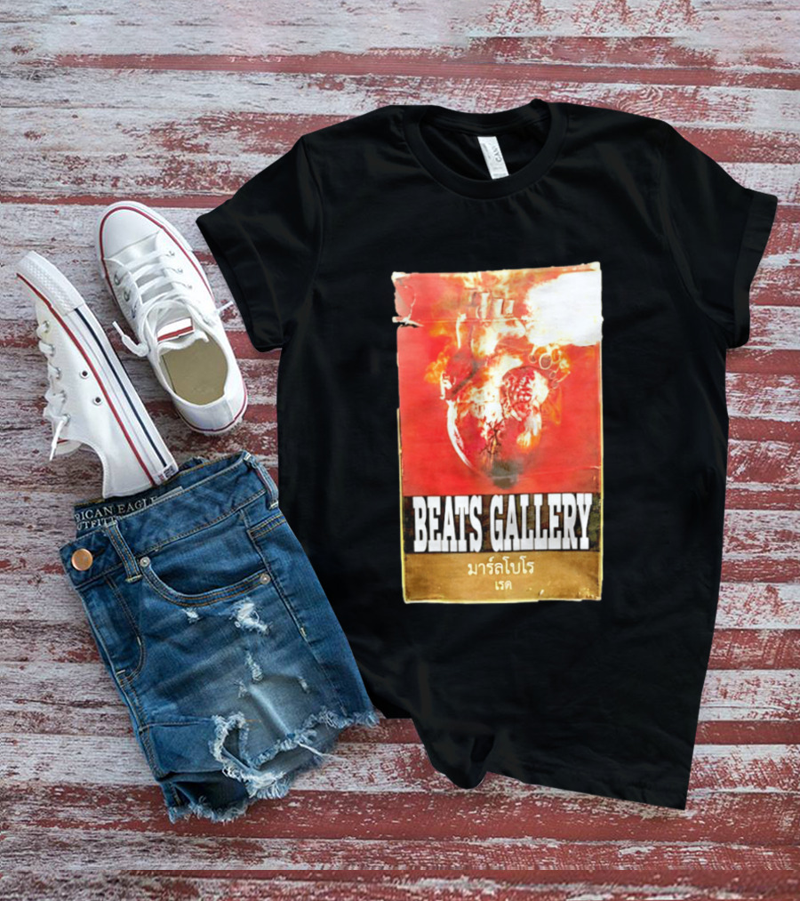 BEATS GALLERY Marlboro Red Anatomical Heart T-Shirt