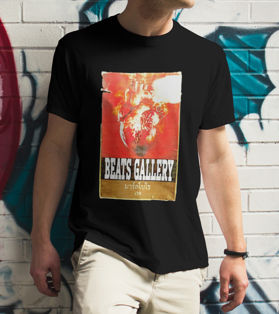 BEATS GALLERY Marlboro Red Anatomical Heart T-Shirt