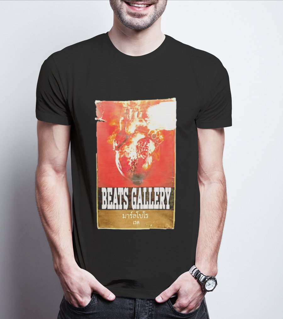 BEATS GALLERY Marlboro Red Anatomical Heart T-Shirt