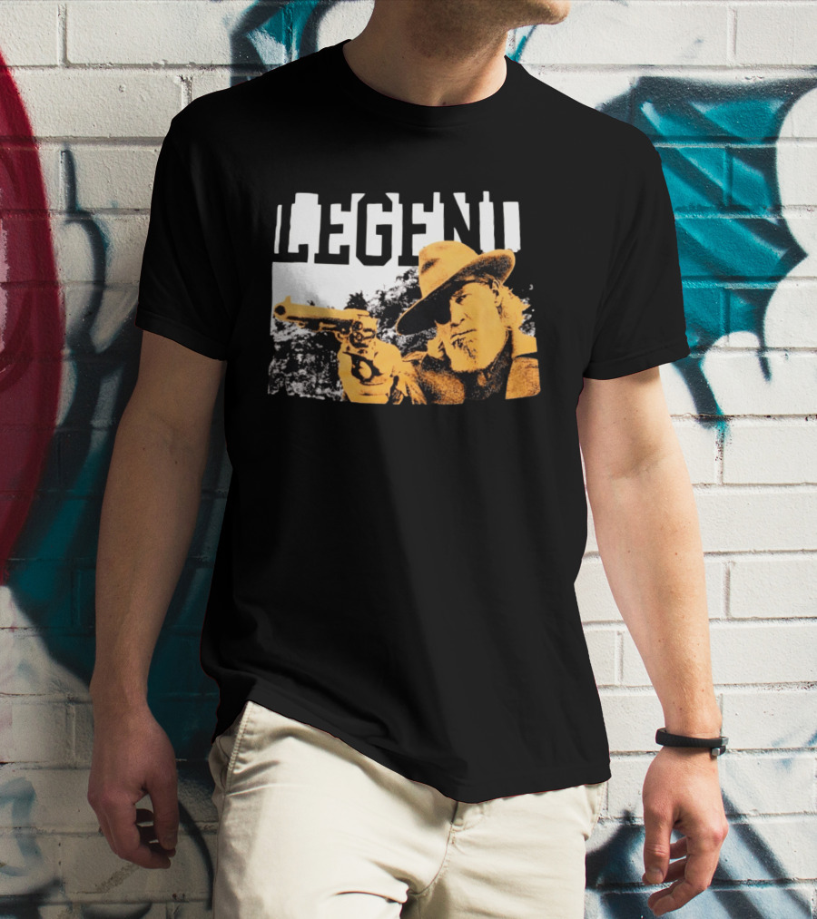 Legend Clint Eastwood Pointing Revolver T-Shirt