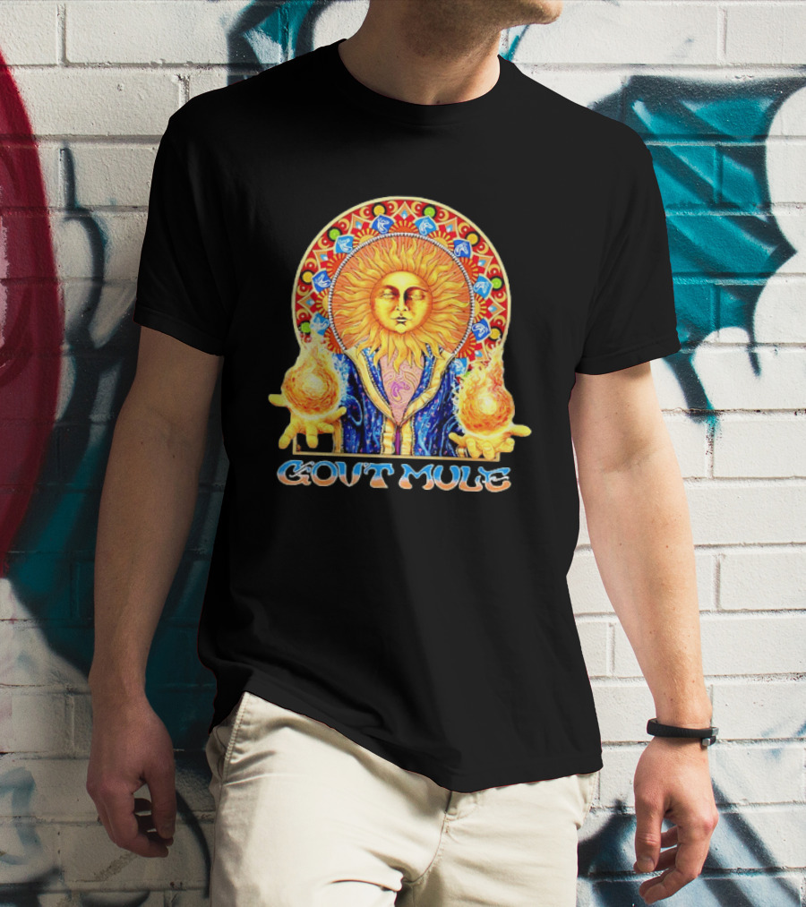 Gov't Mule Psychedelic Sunburst Summer Tour 2026 T-Shirt