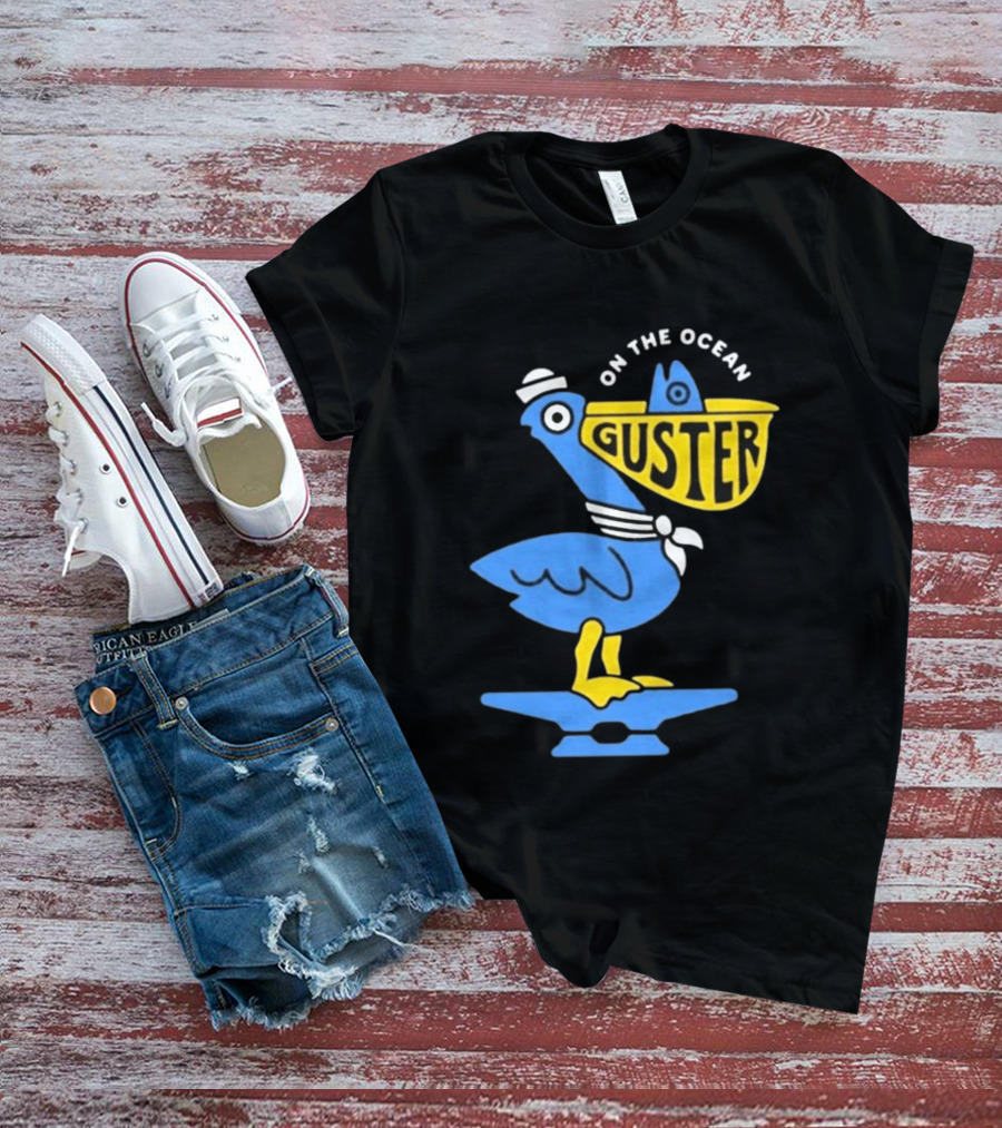 Pelican Guster On The Ocean Sailor Hat T-Shirt