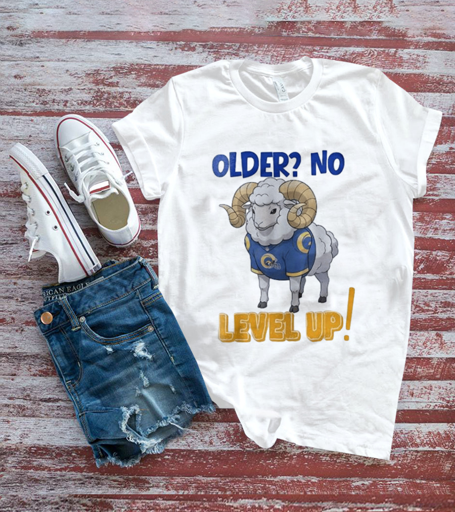 Los Angeles Rams X Pokemon 30th Anniversary Older No Level Up T-Shirt