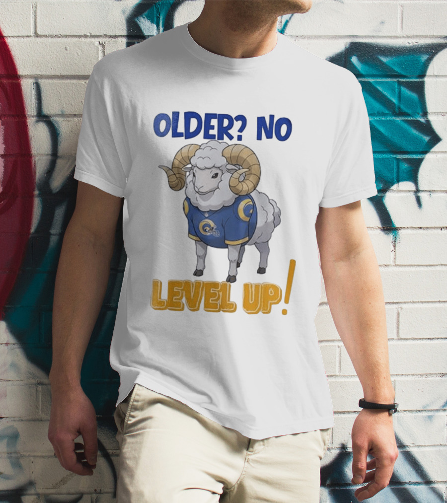 Los Angeles Rams X Pokemon 30th Anniversary Older No Level Up T-Shirt
