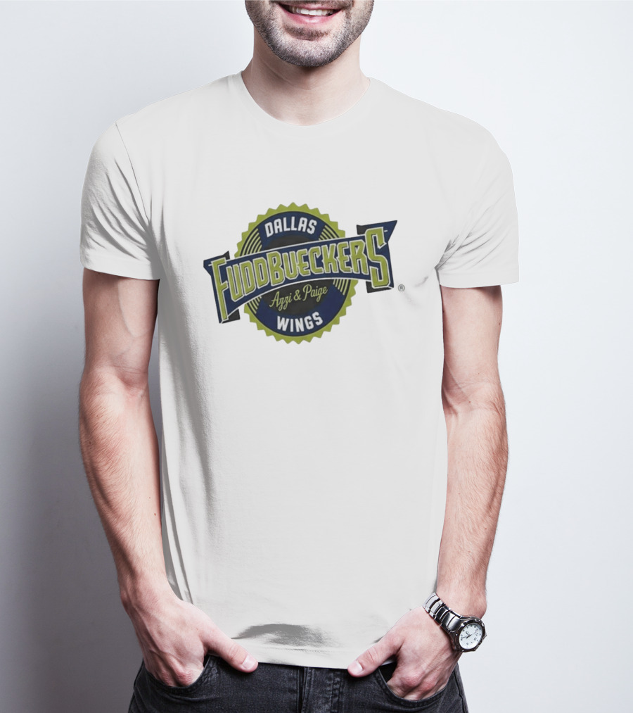 Fuddruckers Dallas Wings Azzi & Paige WNBA Basketball T-Shirt