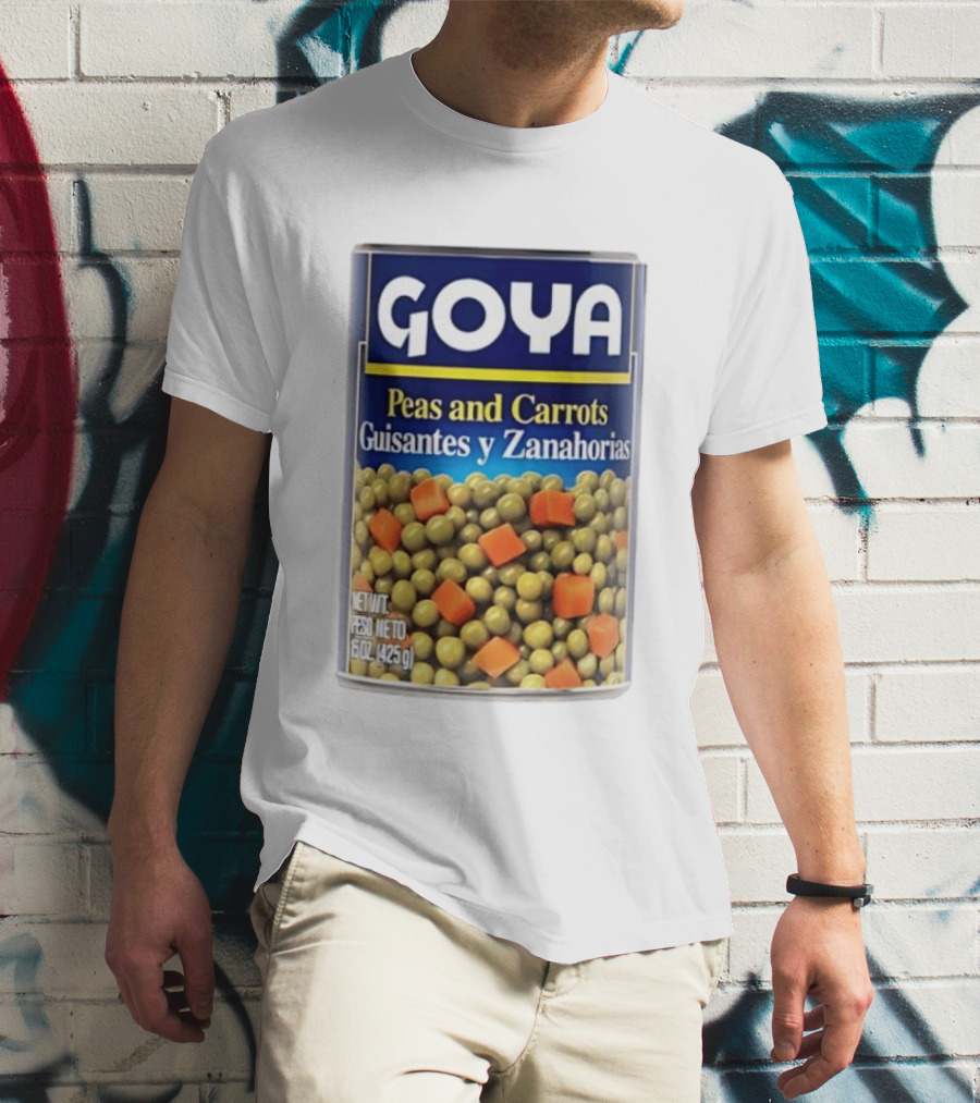 Goya Peas And Carrots Guisantes Y Zanahorias 15 Oz 425 G Canned Vegetable Mix T-Shirt