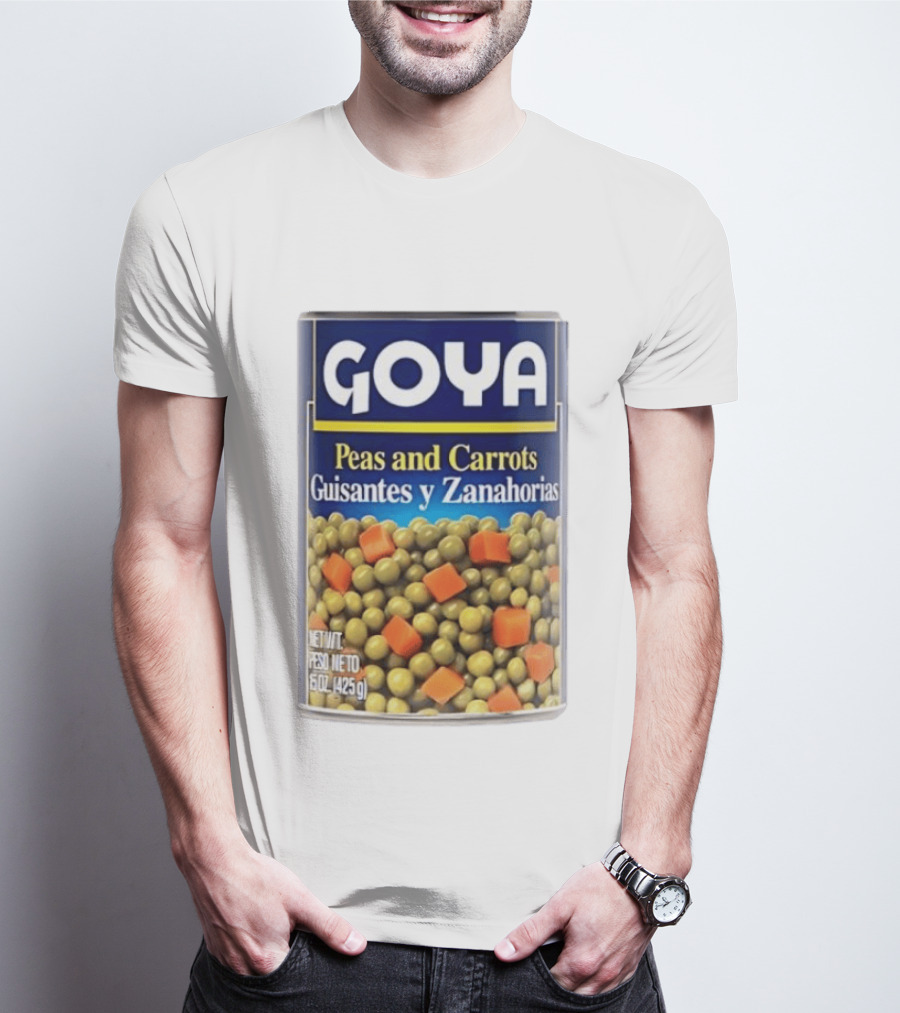 Goya Peas And Carrots Guisantes Y Zanahorias 15 Oz 425 G Canned Vegetable Mix T-Shirt