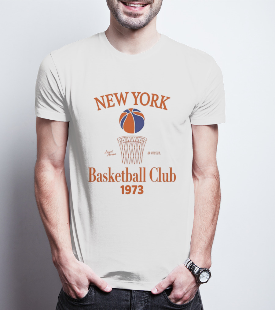 New York Basketball Club 1973 Loyal Hoops 48 Minutes Of The Soul T-Shirt
