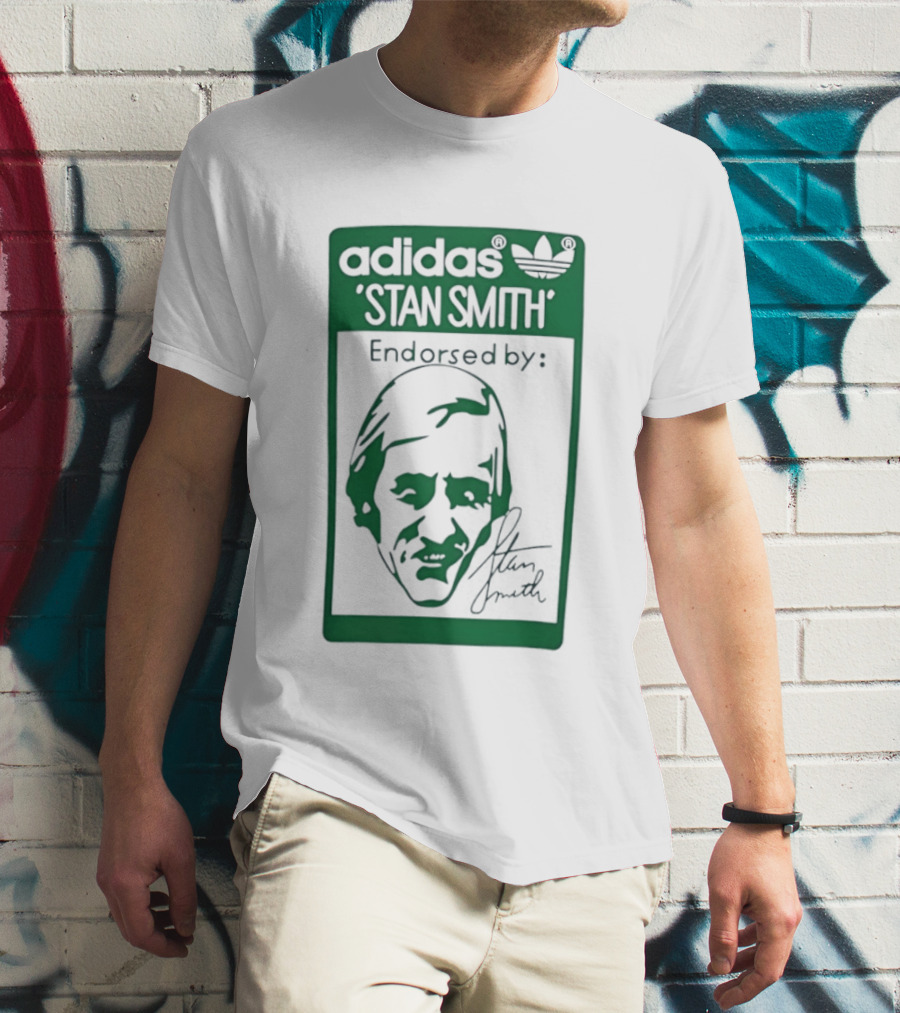 Adidas Stan Smith Endorsed Logo Green T-Shirt