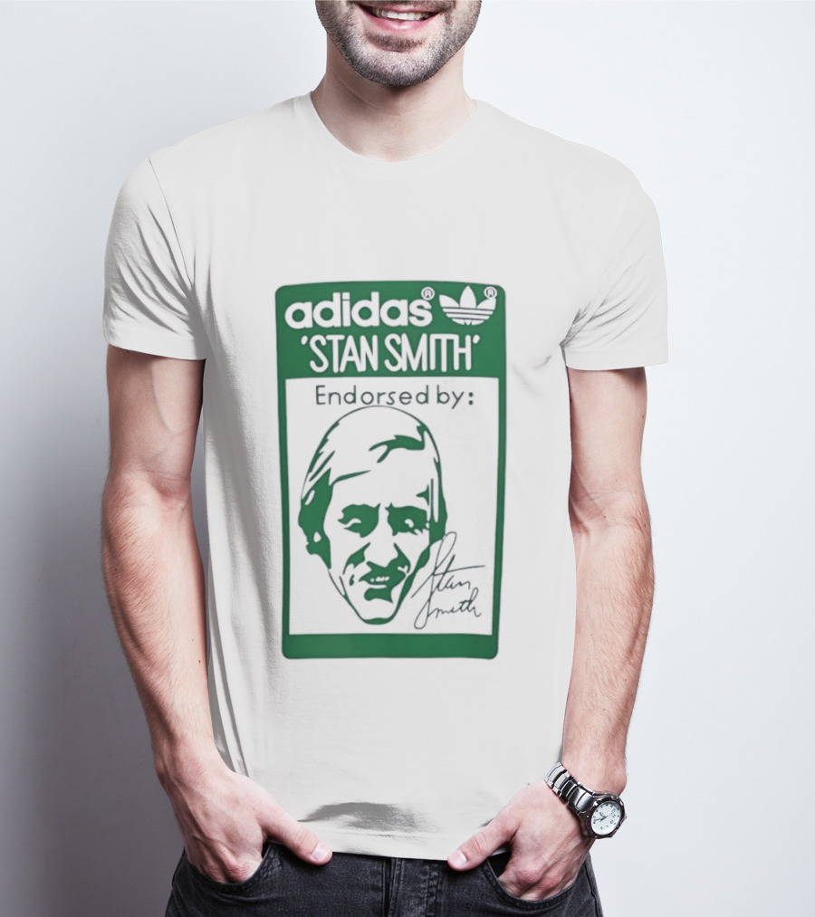 Adidas Stan Smith Endorsed Logo Green T-Shirt
