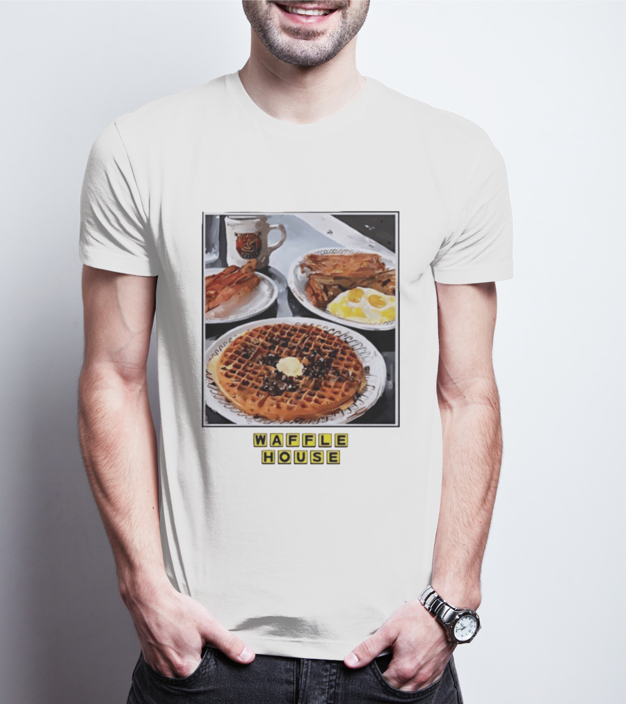 Onward Reserve Waffle House Breakfast Waffle Eggs Bacon T-Shirt