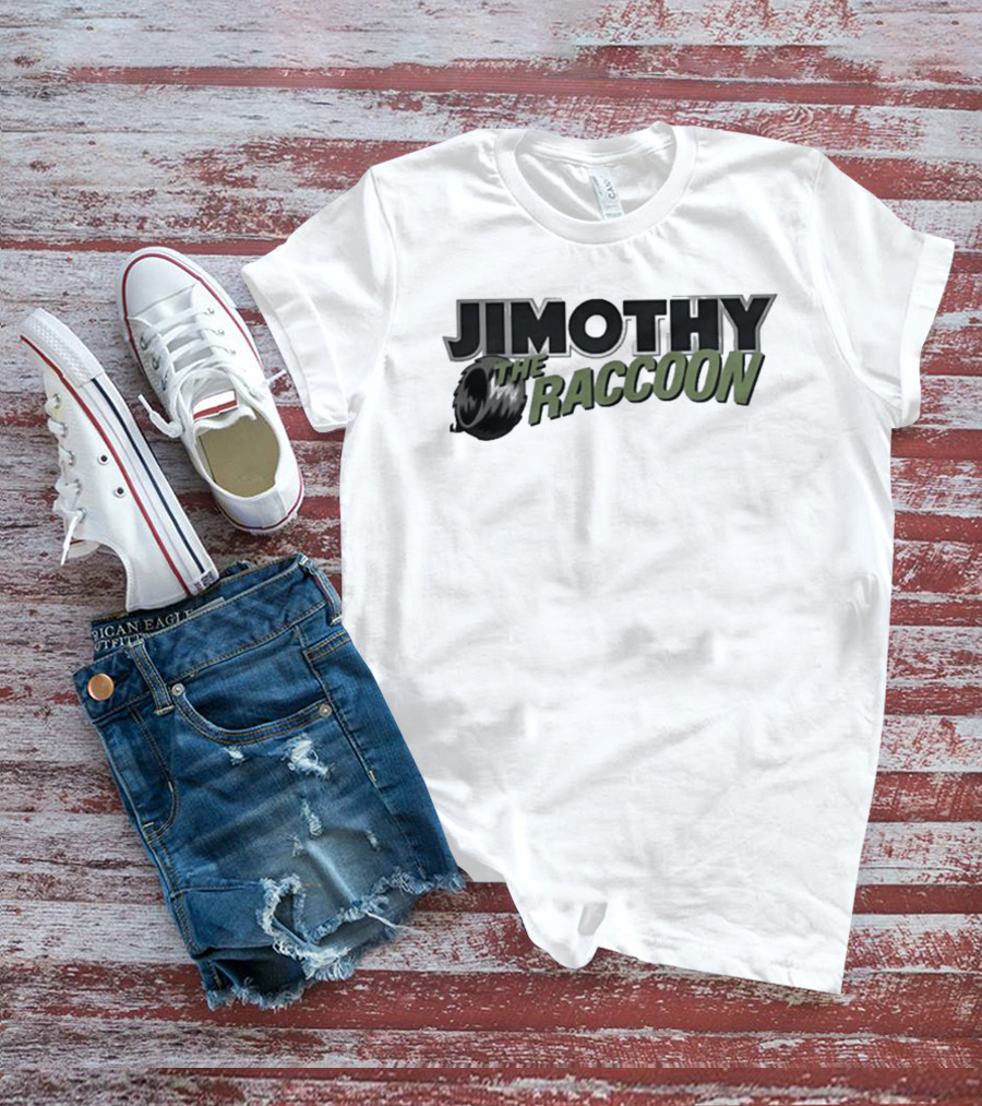 Jimothy The Raccoon Tire T-Shirt