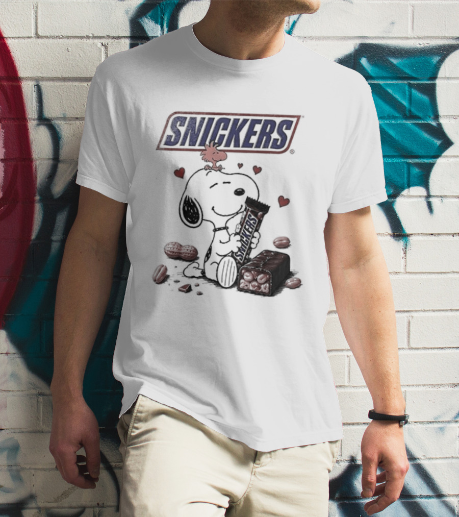 Peanuts Snoopy Woodstock Snickers You're Not You When Hungry T-Shirt