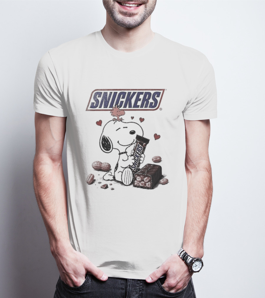 Peanuts Snoopy Woodstock Snickers You're Not You When Hungry T-Shirt