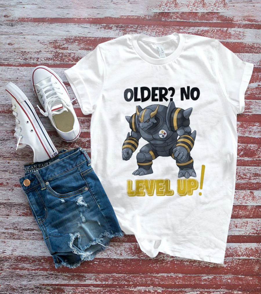 Pittsburgh Steelers X Pokémon 30th Anniversary Older No Level Up T-Shirt