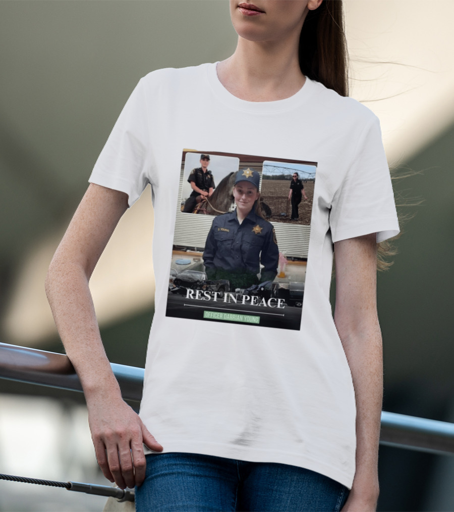 Rest In Peace Officer D. Young Memorial T-Shirt