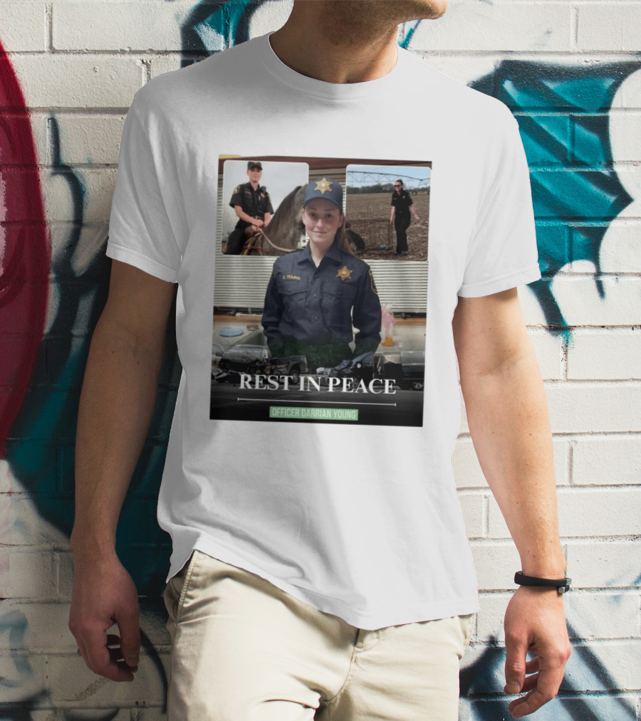 Rest In Peace Officer D. Young Memorial T-Shirt