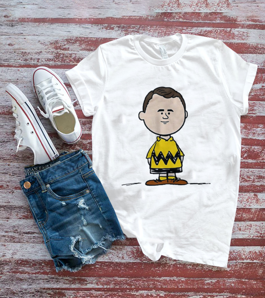 Charlie Brown Peanuts Football Wayne Rooney Mashup T-Shirt