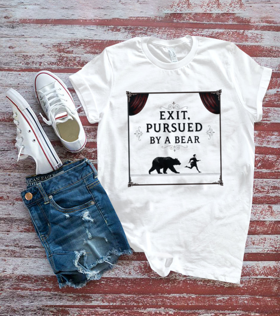 William Shakespeare The Winters Tale Exit Pursued By A Bear T-Shirt