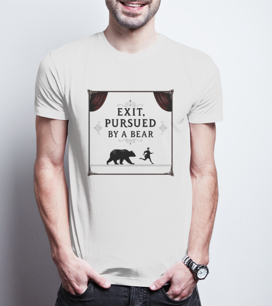 William Shakespeare The Winters Tale Exit Pursued By A Bear T-Shirt