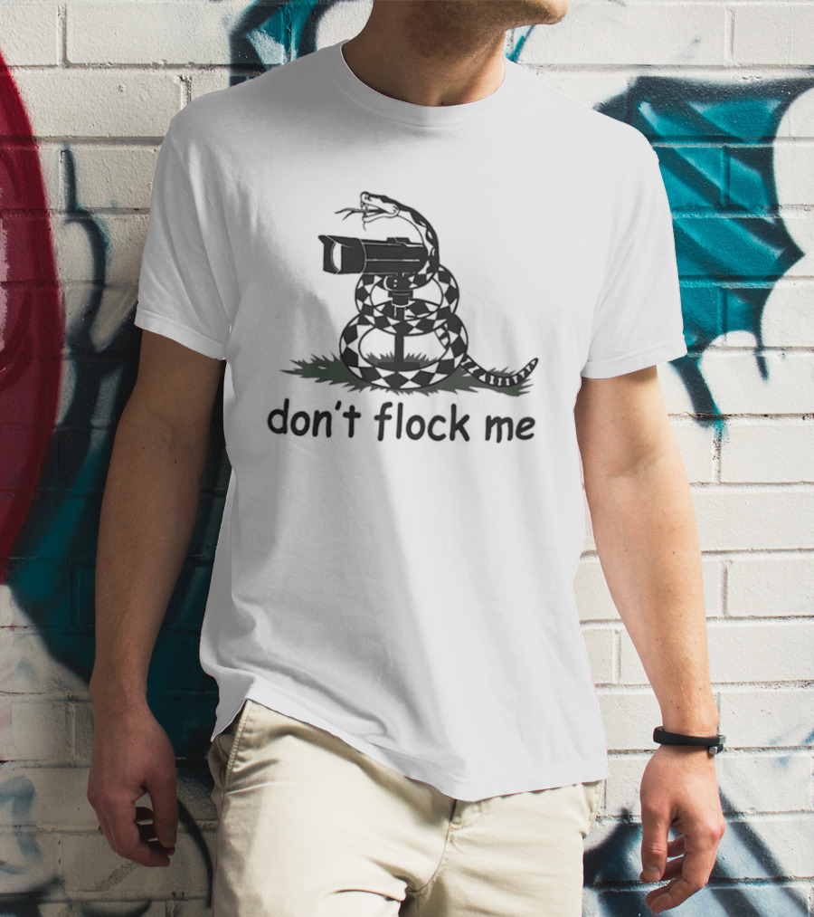 Snake Don't Flock Me Don't Tread On Me 2026 Coiled Gun T-Shirt